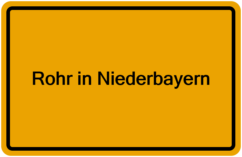 Handelsregisterauszug Rohr in Niederbayern